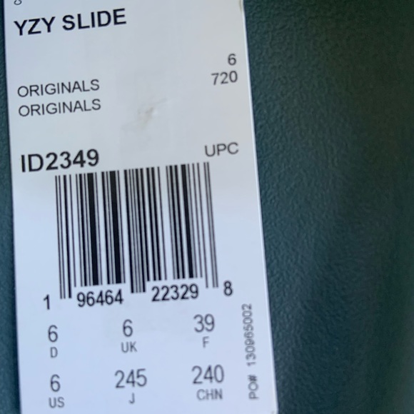 ⛔️ S O L D ⛔️ — Yeezy Slide SLATE MARINE - MENS size 6 - Picture 7 of 7